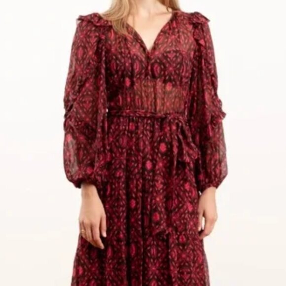 Ulla Johnson Aliya Midi Dress - Picture 2 of 12
